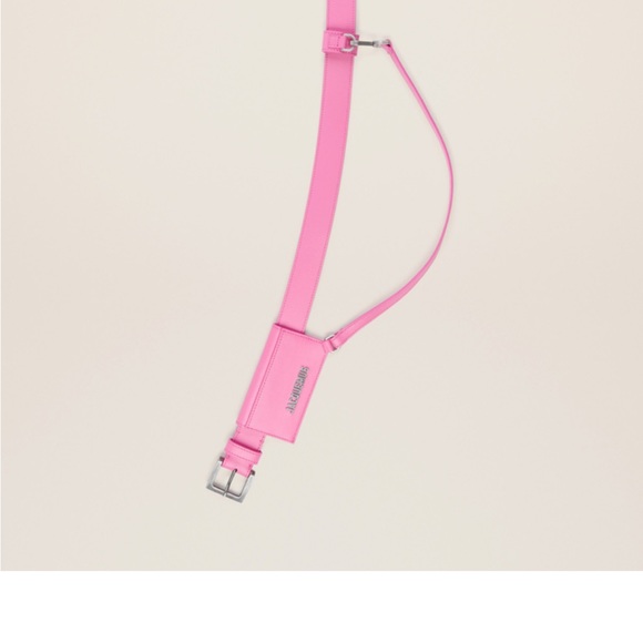 Jacquemus 2023 pink bag belt - Picture 11 of 12